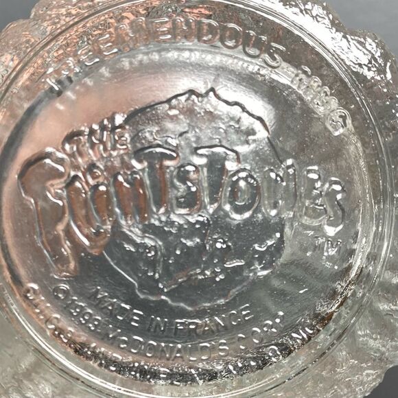 The Flintstones RocDonalds Promo Glass Mug - Picture 4 of 4